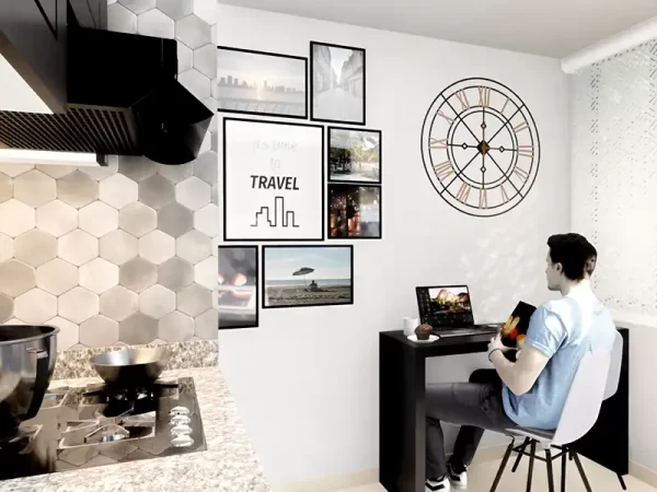 Diseño de CASA 3x7 Pequeña y Económica - Green #8 - Imagen 6