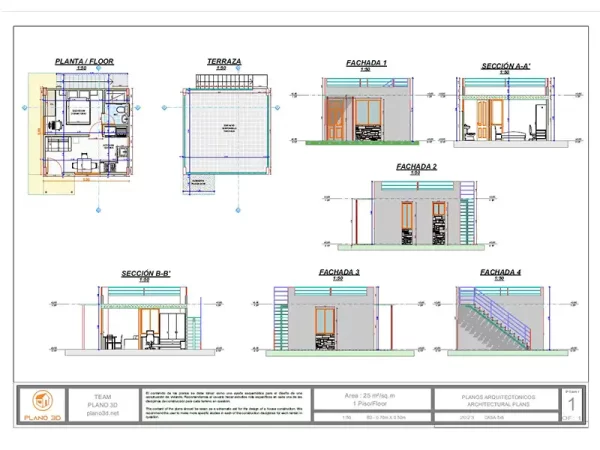 Diseño de CASA 5x5 con Terraza S#1 - Imagen 13