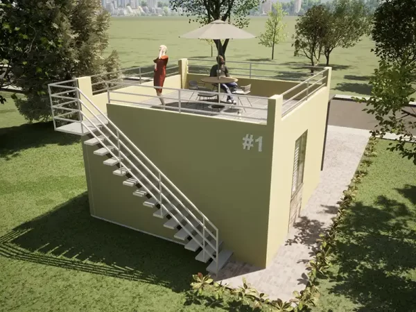 Diseño de CASA 5x5 con Terraza S#1 - Imagen 9