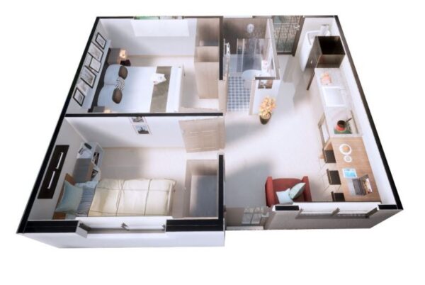 Diseño de Casa 6x5 Pequeña y Económica - Imagen 3